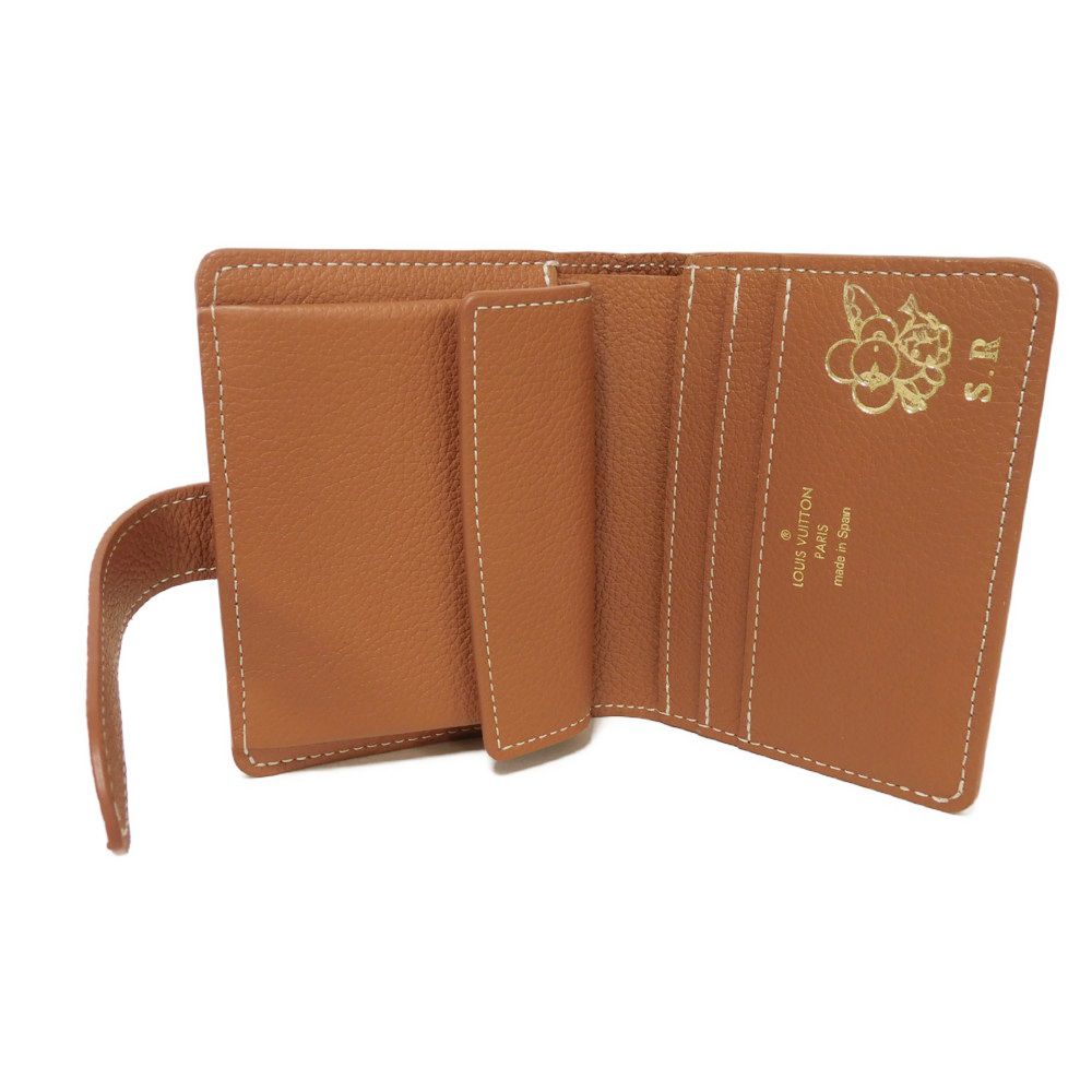LOUIS VUITTON Bifold Wallet M12148 Calf leather cognac Current Padlock Brown RFID Unused LV circle Portefeuille Lowkey Compact unisex(Unisex) Used Authentic