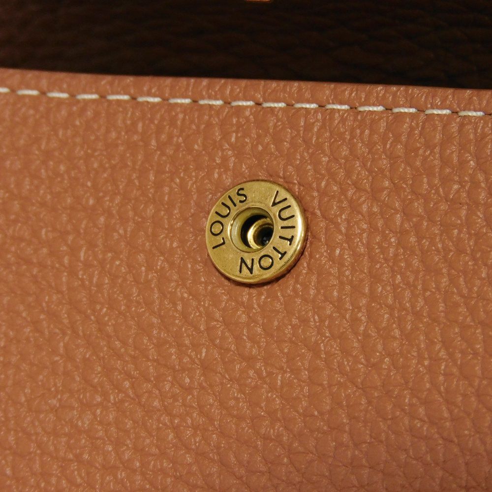 LOUIS VUITTON Bifold Wallet M12148 Calf leather cognac Current Padlock Brown RFID Unused LV circle Portefeuille Lowkey Compact unisex(Unisex) Used Authentic