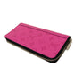 LOUIS VUITTON Long Wallet Purse M30780 Taiga leather x monogram canvas Rose Neon Pink New Zip Around Taiga Lama Monogram Zippy Wallet Vertical mens Used Authentic