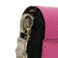 LOUIS VUITTON Long Wallet Purse M30780 Taiga leather x monogram canvas Rose Neon Pink New Zip Around Taiga Lama Monogram Zippy Wallet Vertical mens Used Authentic