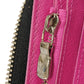 LOUIS VUITTON Long Wallet Purse M30780 Taiga leather x monogram canvas Rose Neon Pink New Zip Around Taiga Lama Monogram Zippy Wallet Vertical mens Used Authentic