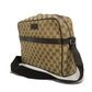 GUCCI Shoulder Bag 449173 KY9KN 9886 GG canvas x calf leather beige Logo embossing GG canvas messenger bag