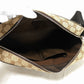 GUCCI Shoulder Bag 449173 KY9KN 9886 GG canvas x calf leather beige Logo embossing GG canvas messenger bag