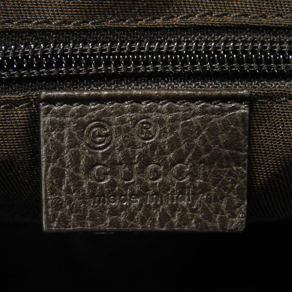 GUCCI Shoulder Bag 449173 KY9KN 9886 GG canvas x calf leather beige Logo embossing GG canvas messenger bag