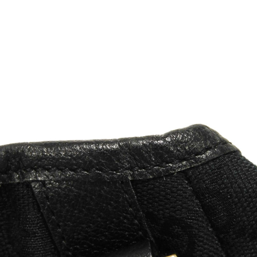 GUCCI Tote Bag 130736 GG canvas x calf leather black GG canvas Abby Tote