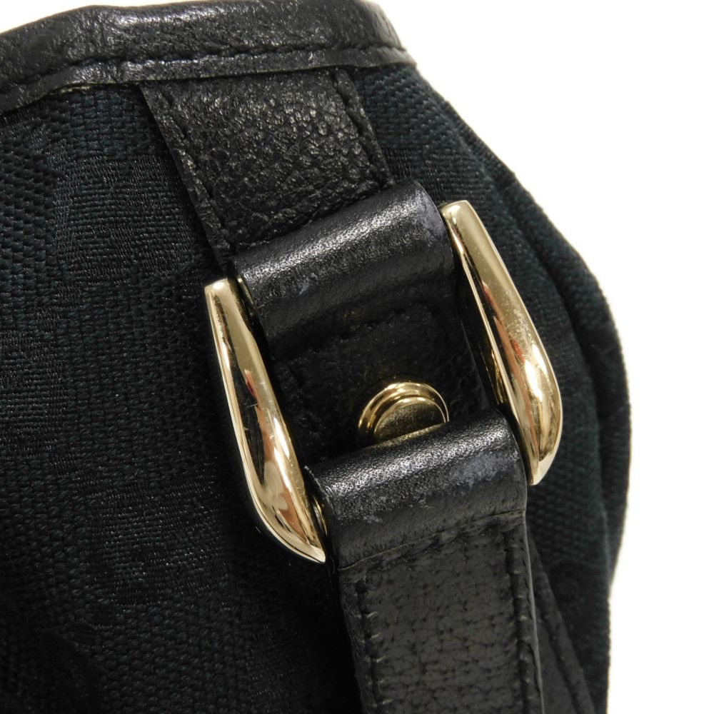 GUCCI Tote Bag 130736 GG canvas x calf leather black GG canvas Abby Tote