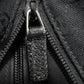 GUCCI Shoulder Bag 256100 GG canvas x calf leather black Logo embossing GG canvas messenger bag