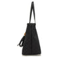 GUCCI Tote Bag 354665 GG denim canvas x calf leather black Tassel charm GG denim tote