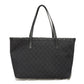 GUCCI Tote Bag 354665 GG denim canvas x calf leather black Tassel charm GG denim tote