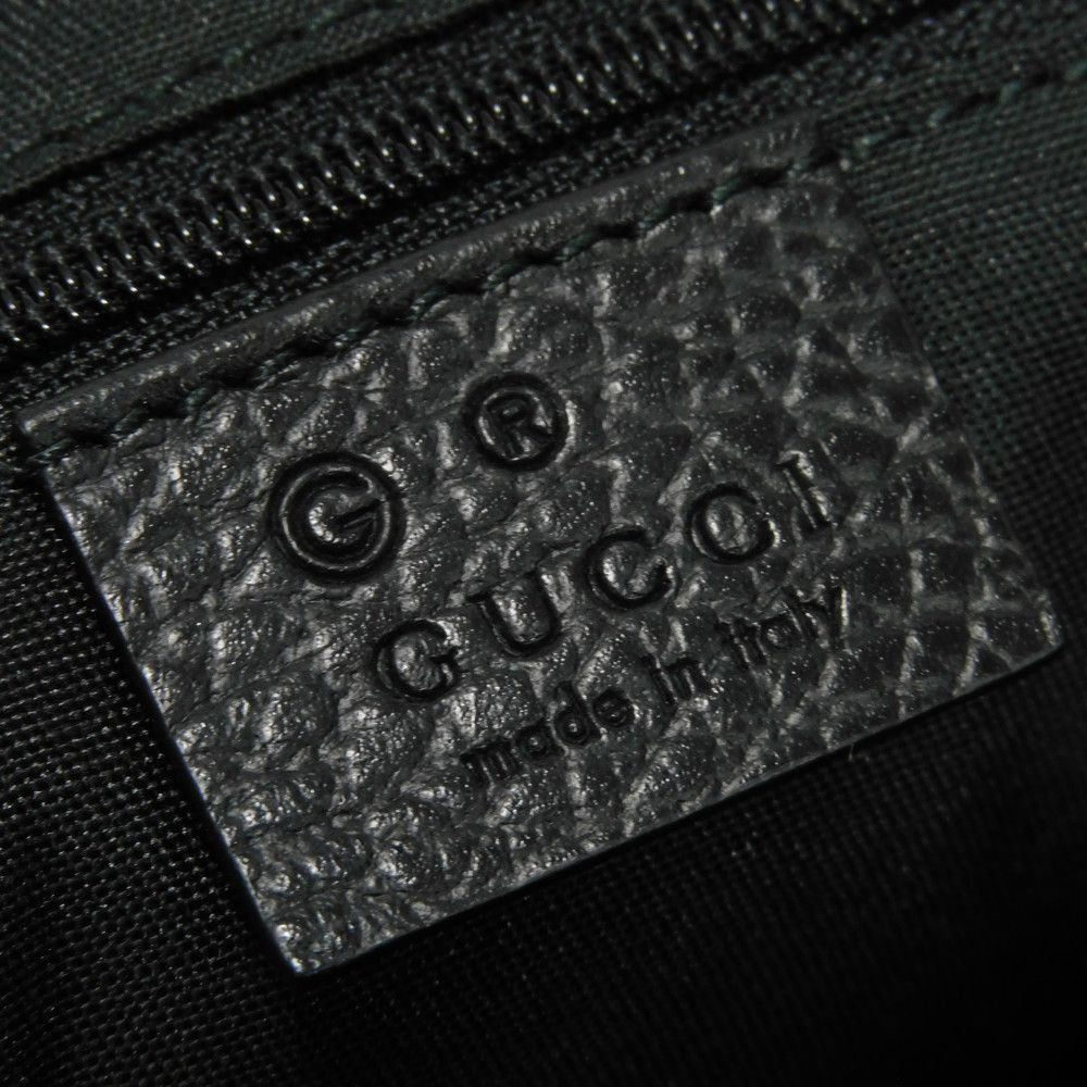 GUCCI Tote Bag 354665 GG denim canvas x calf leather black Tassel charm GG denim tote