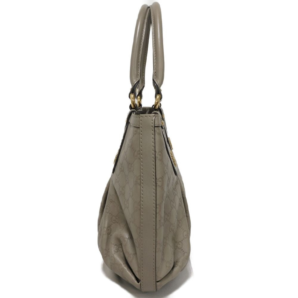 GUCCI Tote Bag 269953 Calf leather (embossed) gray GG Shima Guccissima Scarlet Tote