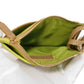 GUCCI Coin case 837966 AAE5F 2843 Calf leather (embossed) beige Current Bicolor Green Keyring Unused GG Marmont Double G Zip Key Pouch unisex(Unisex) Used Authentic