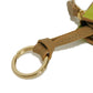 GUCCI Coin case 837966 AAE5F 2843 Calf leather (embossed) beige Current Bicolor Green Keyring Unused GG Marmont Double G Zip Key Pouch unisex(Unisex) Used Authentic