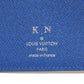 LOUIS VUITTON Long Wallet Purse M11580 Taiga Leather Gris Roche New Griloche Gray Blue Bicolor RFID Taiga Portefeuille Blaza NM mens Used Authentic