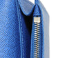 LOUIS VUITTON Long Wallet Purse M11580 Taiga Leather Gris Roche New Griloche Gray Blue Bicolor RFID Taiga Portefeuille Blaza NM mens Used Authentic