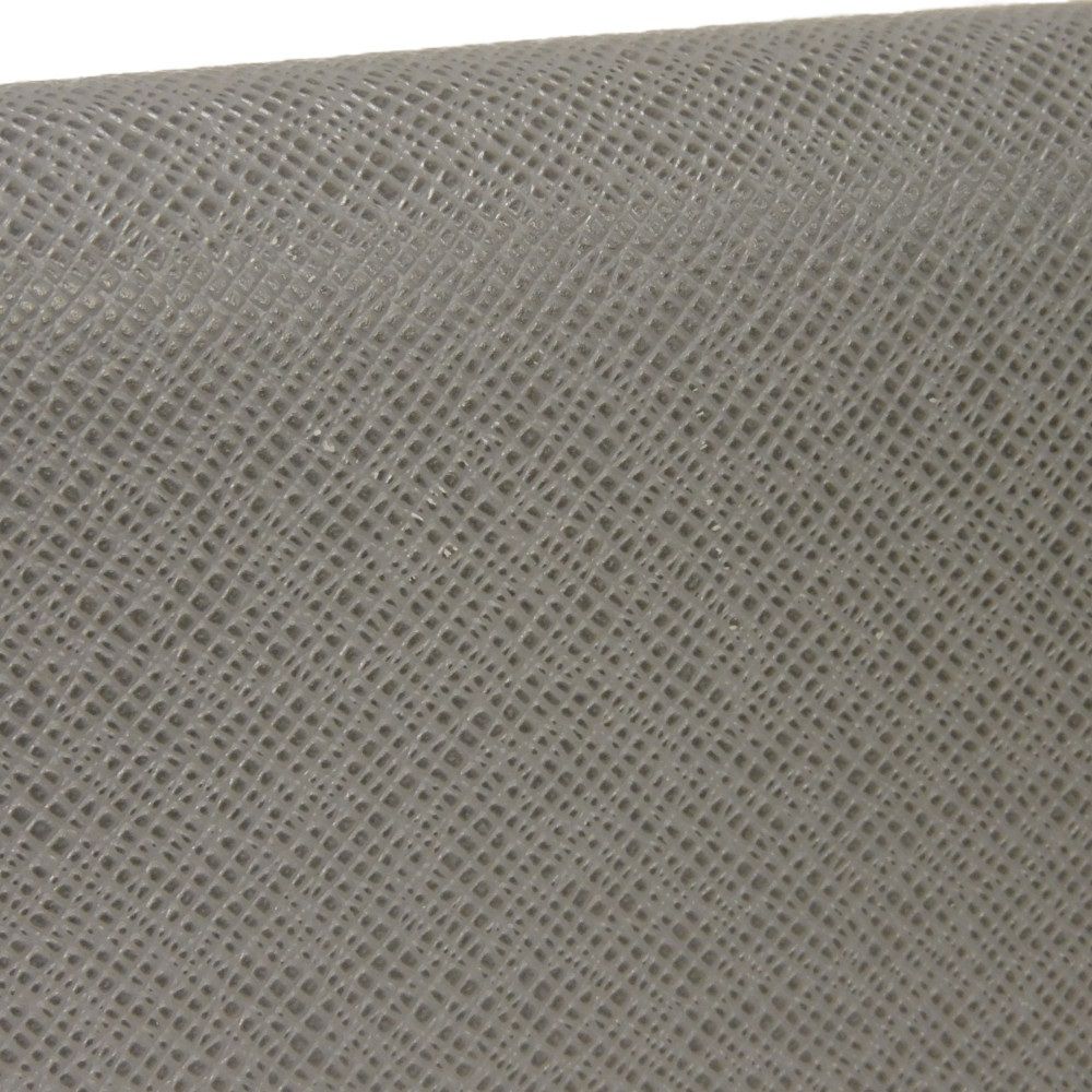 LOUIS VUITTON Long Wallet Purse M11580 Taiga Leather Gris Roche New Griloche Gray Blue Bicolor RFID Taiga Portefeuille Blaza NM mens Used Authentic