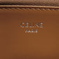 CELINE Long Wallet Purse 10B552BZR.04LE Triomphe canvas (coated) x calfskin Ecru Triomphe Large zip wallet
