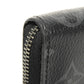 LOUIS VUITTON Coin case M81662 Monogram Eclipse canvas x grain leather Noir Monogram Eclipse Zippy Coin Purse Vertical