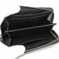 LOUIS VUITTON Coin case M81662 Monogram Eclipse canvas x grain leather Noir Monogram Eclipse Zippy Coin Purse Vertical