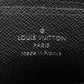 LOUIS VUITTON Coin case M81662 Monogram Eclipse canvas x grain leather Noir Monogram Eclipse Zippy Coin Purse Vertical