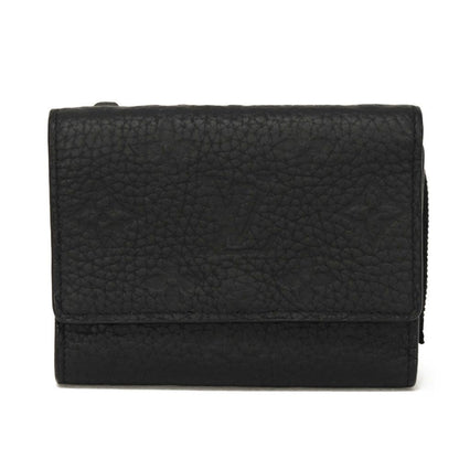 LOUIS VUITTON Tri-fold wallet M82556 Taurillon Clemence leather (monogram embossed) Noir Monogram Taurillon Clemence Portefeuille Pilot