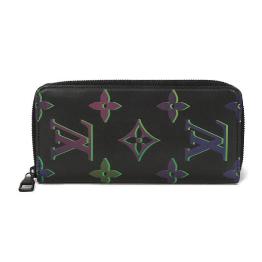 LOUIS VUITTON Long Wallet Purse M82368 Calf leather (Monogram Spotlight print) Noir monogram spotlight Zippy Wallet Vertical