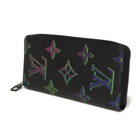 LOUIS VUITTON Long Wallet Purse M82368 Calf leather (Monogram Spotlight print) Noir monogram spotlight Zippy Wallet Vertical