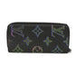 LOUIS VUITTON Long Wallet Purse M82368 Calf leather (Monogram Spotlight print) Noir monogram spotlight Zippy Wallet Vertical