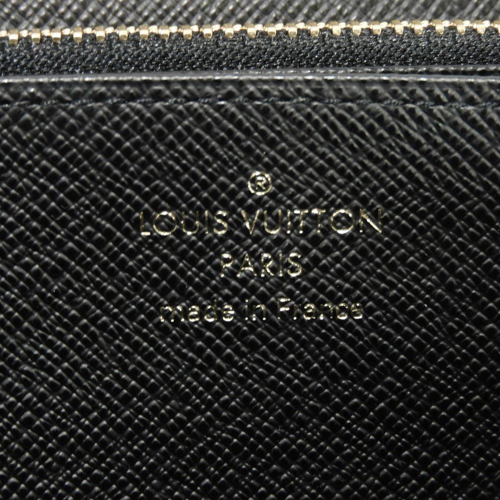 LOUIS VUITTON Long Wallet Purse M82444 Monogram Reverse Canvas x Grained Leather Brown Monogram reverse Zippy wallet