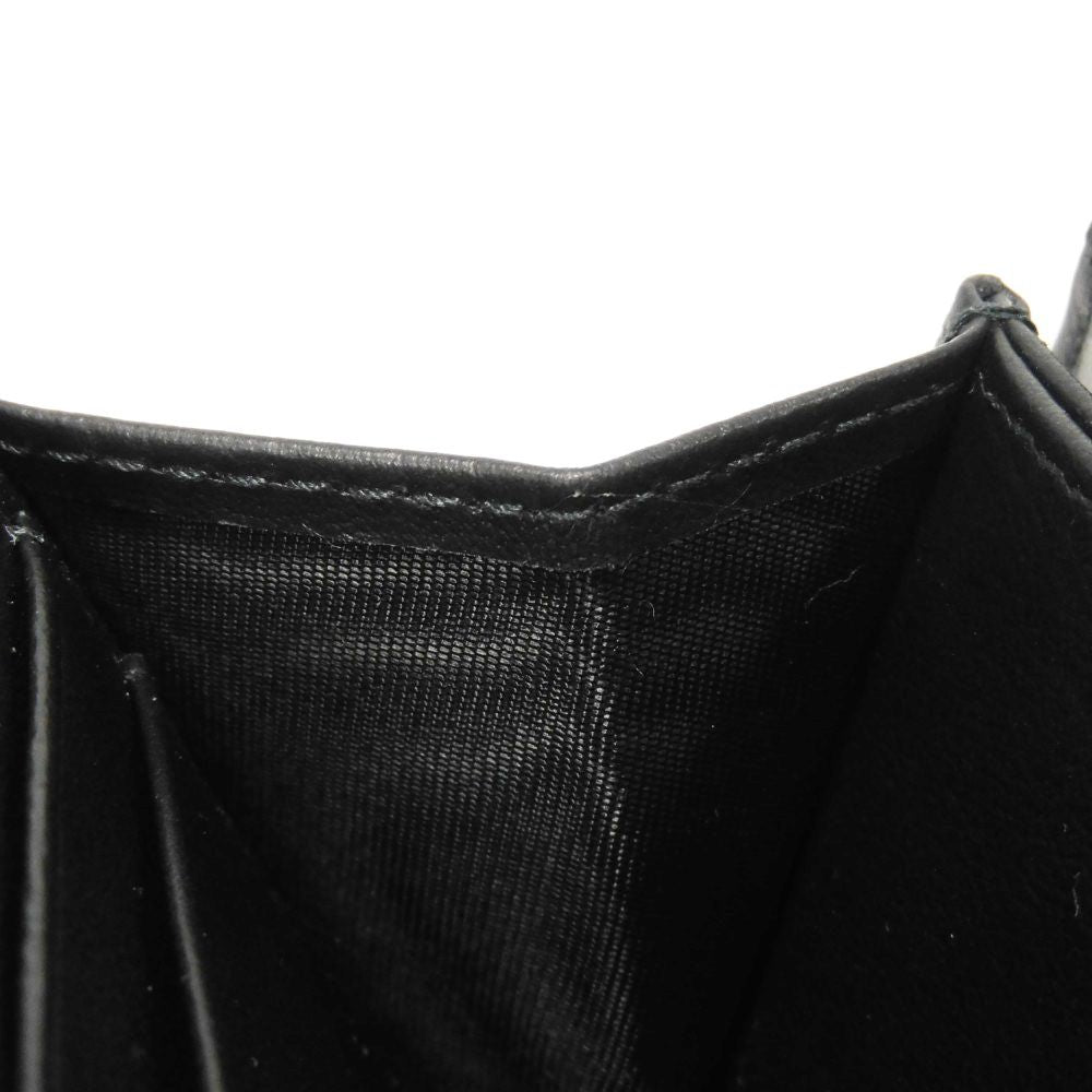 Dior Coin case Calf leather black Trotter Oblique embossed logo coin purse