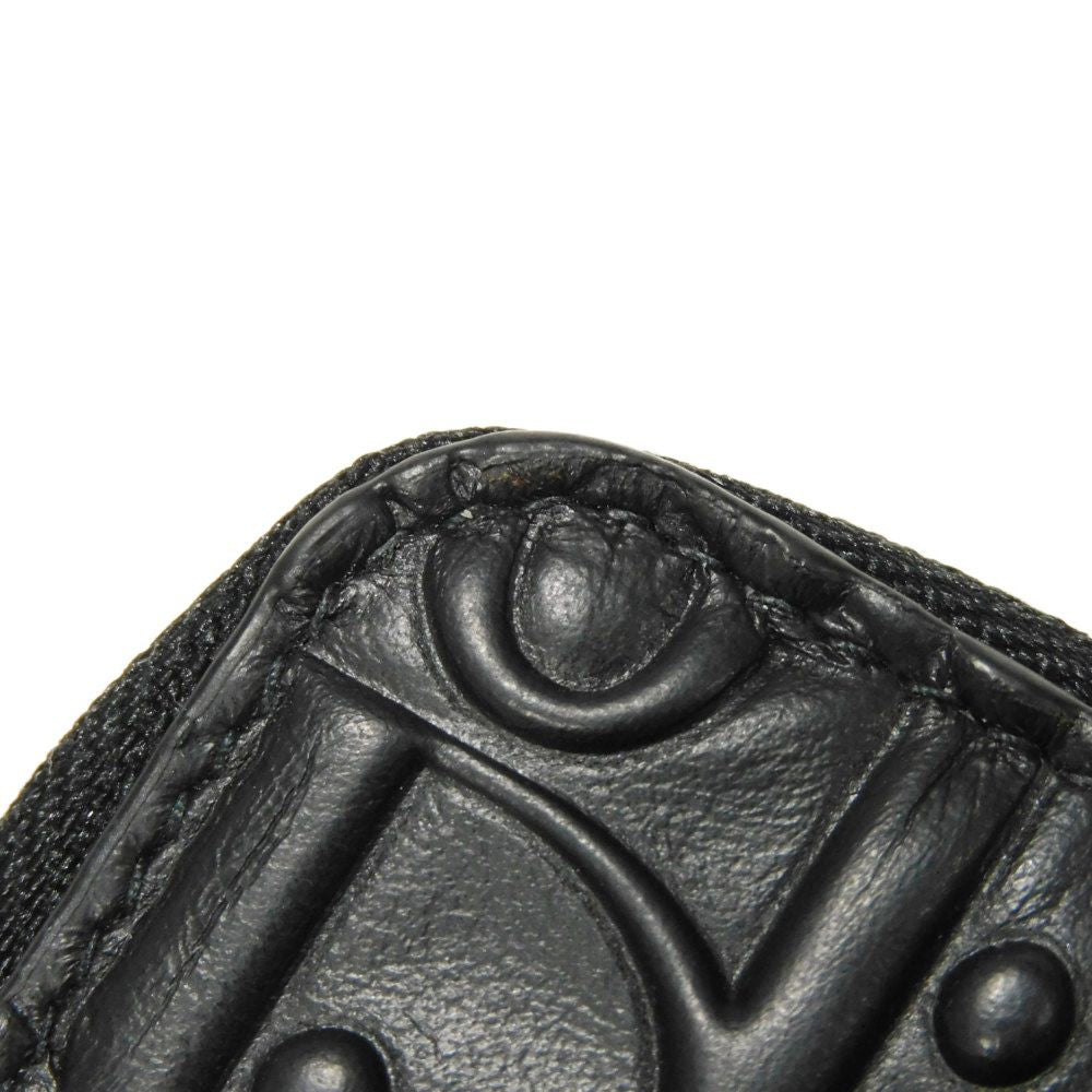 Dior Coin case Calf leather black Trotter Oblique embossed logo coin purse