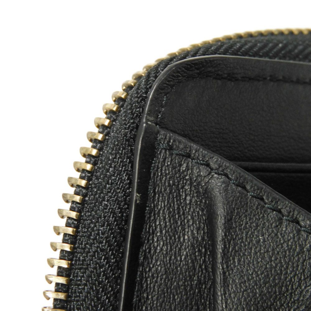 Dior Coin case Calf leather black Trotter Oblique embossed logo coin purse