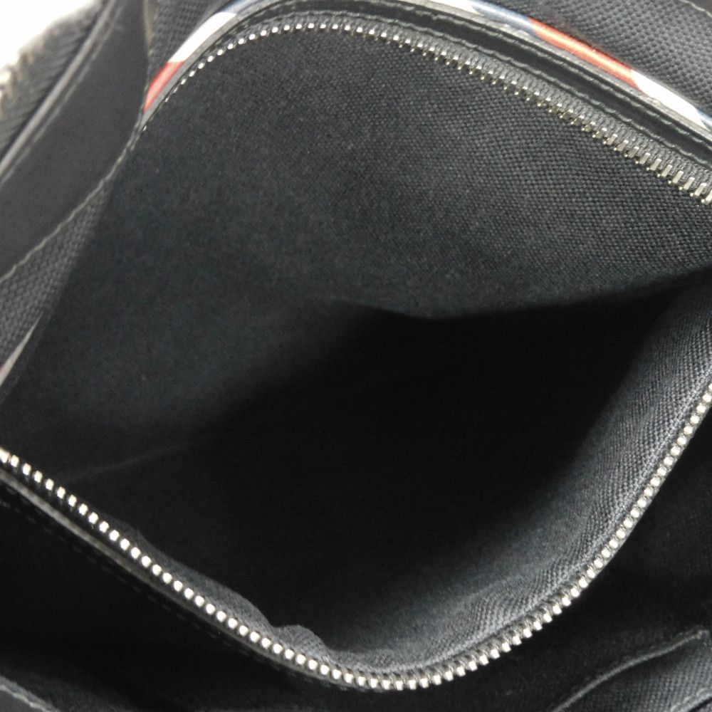 GUCCI Shoulder Bag 474137 9F23N 8850 GG Supreme canvas (polyurethane processing) x Calfskin leather black Embroidery GG Supreme Messenger Bag