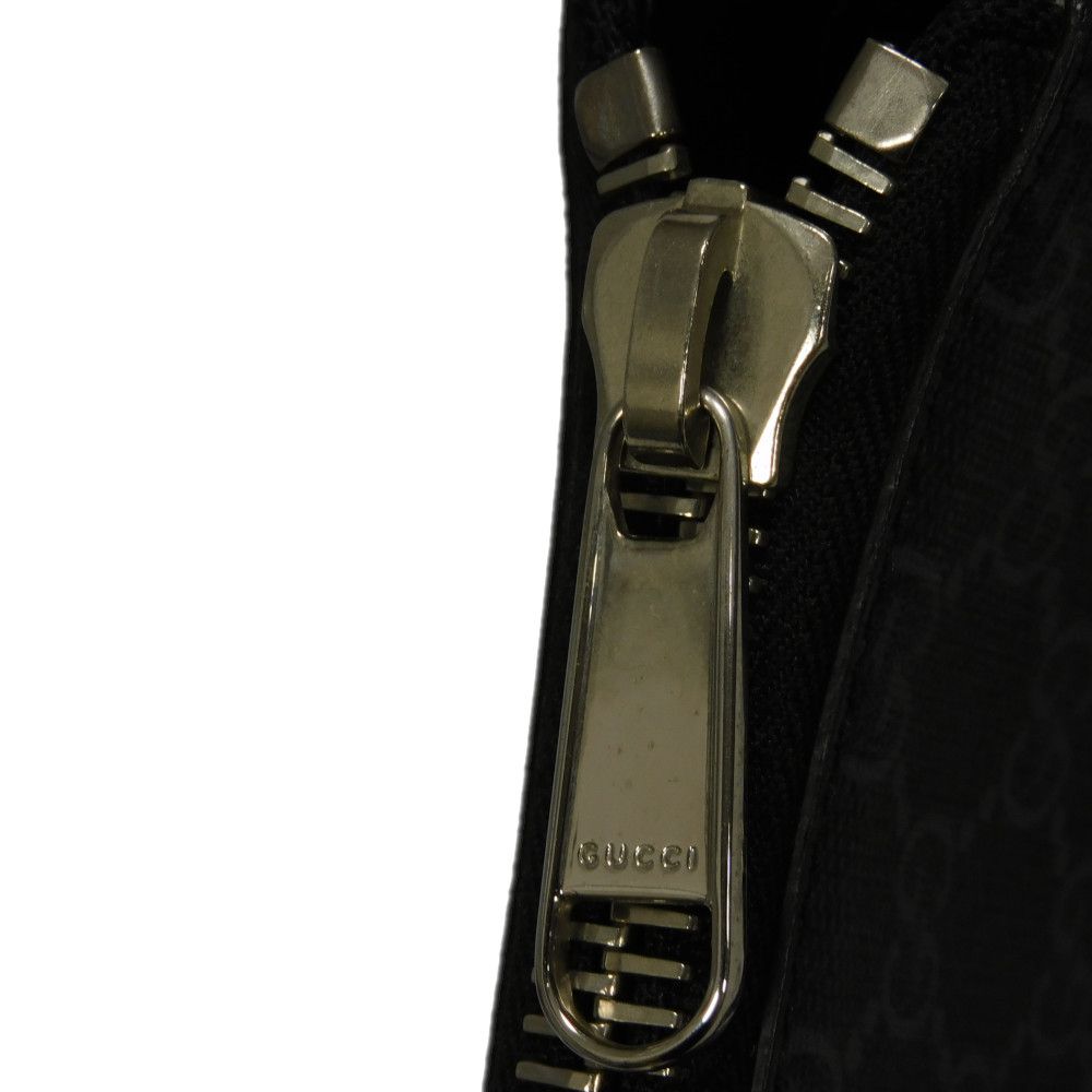 GUCCI Shoulder Bag 474137 9F23N 8850 GG Supreme canvas (polyurethane processing) x Calfskin leather black Embroidery GG Supreme Messenger Bag