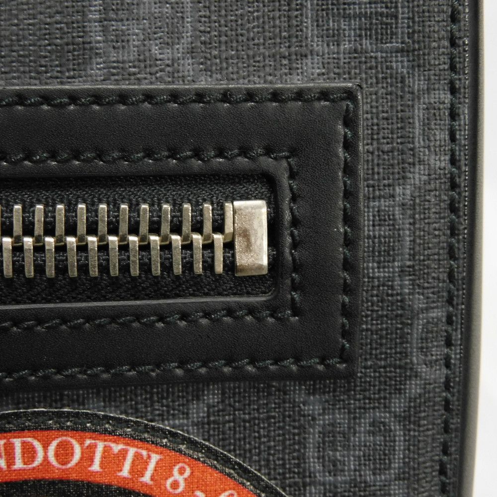 GUCCI Shoulder Bag 474137 9F23N 8850 GG Supreme canvas (polyurethane processing) x Calfskin leather black Embroidery GG Supreme Messenger Bag