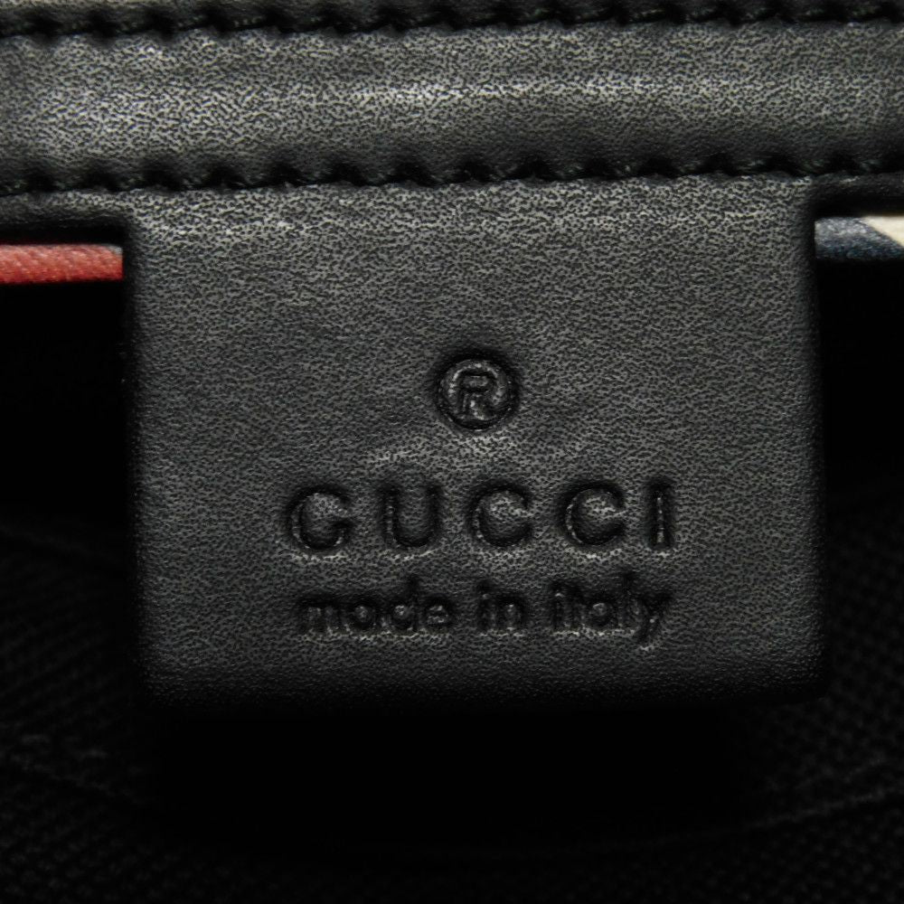 GUCCI Shoulder Bag 474137 9F23N 8850 GG Supreme canvas (polyurethane processing) x Calfskin leather black Embroidery GG Supreme Messenger Bag