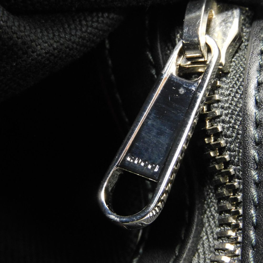 GUCCI Shoulder Bag 474137 9F23N 8850 GG Supreme canvas (polyurethane processing) x Calfskin leather black Embroidery GG Supreme Messenger Bag