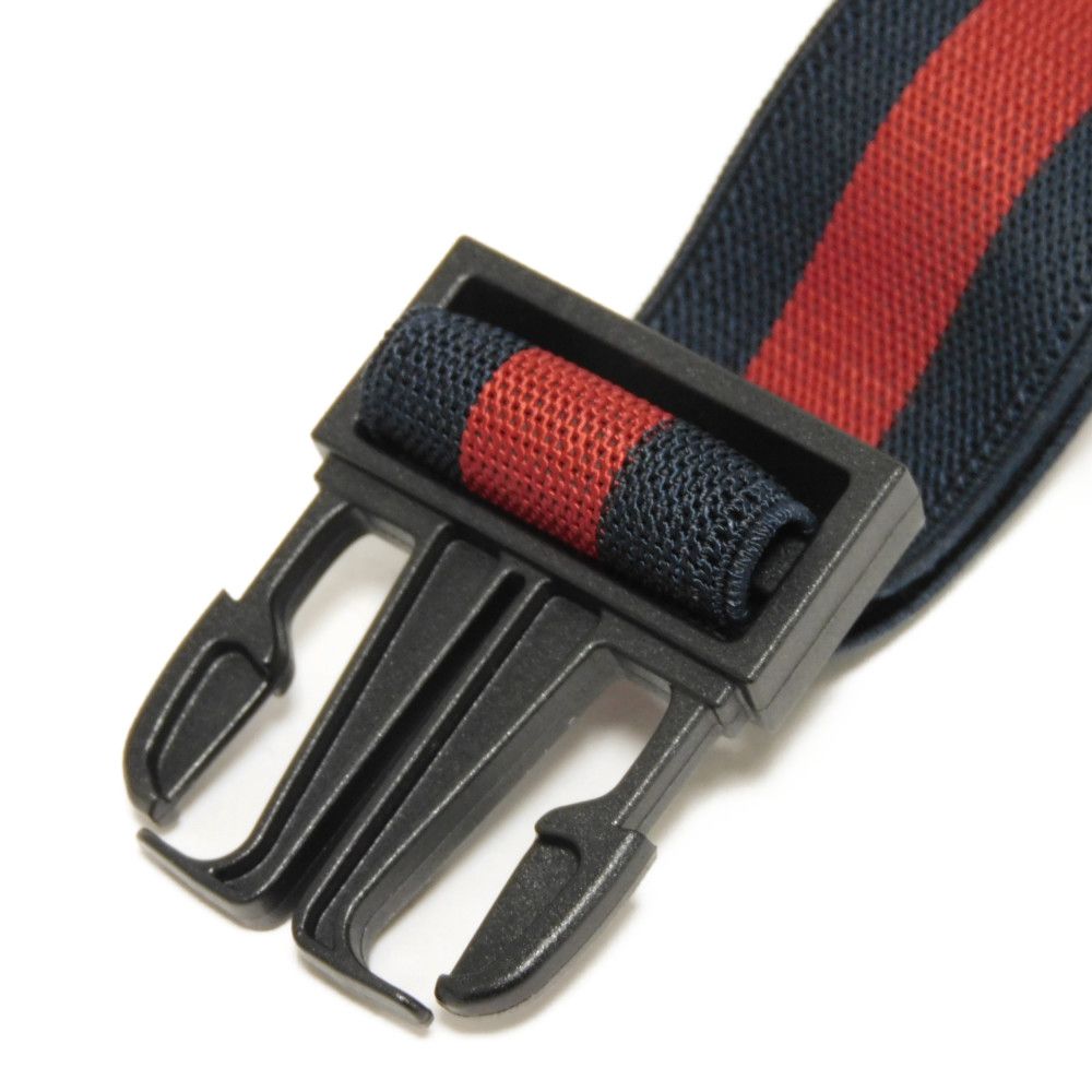 GUCCI Sling bag 502095 FABBD 6479 Cotton canvas x calf leather Red GG Web Cotton Unused Chilled license Star Interlocking G Waist Pouch Kids Used Authentic