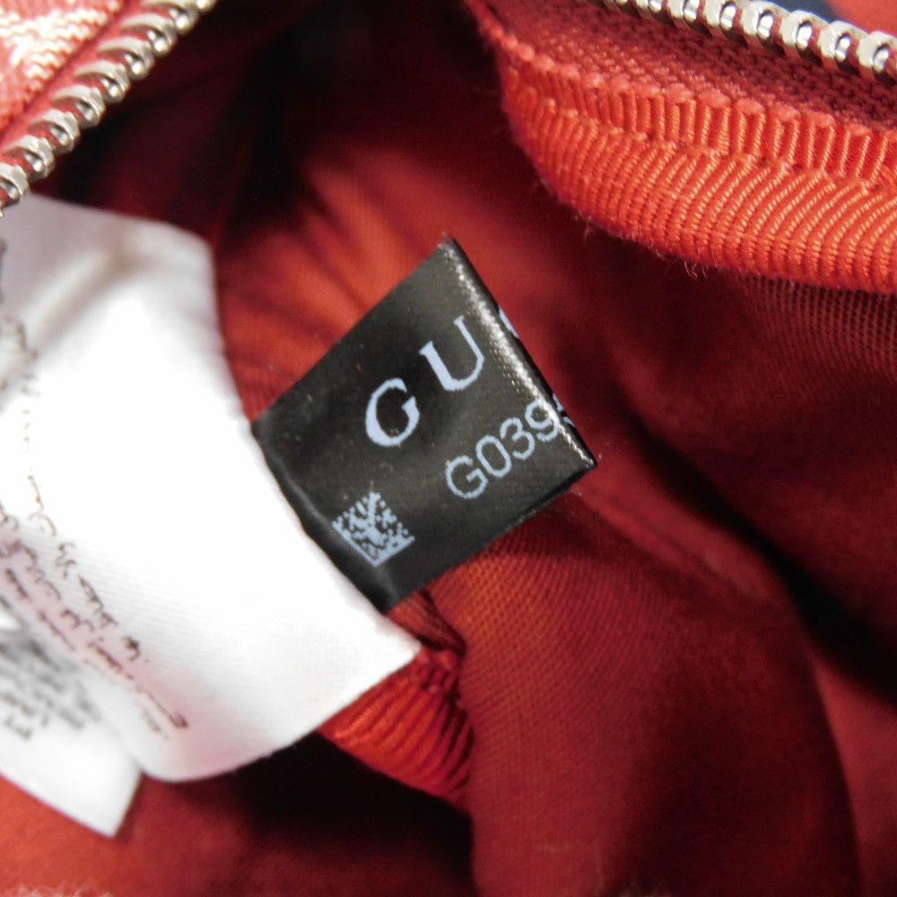 GUCCI Sling bag 502095 FABBD 6479 Cotton canvas x calf leather Red GG Web Cotton Unused Chilled license Star Interlocking G Waist Pouch Kids Used Authentic