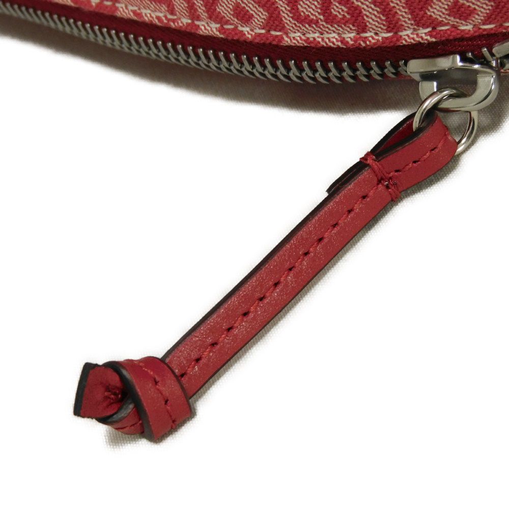 GUCCI Sling bag 502095 FABBD 6479 Cotton canvas x calf leather Red GG Web Cotton Unused Chilled license Star Interlocking G Waist Pouch Kids Used Authentic