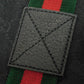 GUCCI Tote Bag 189669 GG canvas x calf leather (embossed) black Logo embossing GG canvas tote
