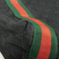 GUCCI Tote Bag 189669 GG canvas x calf leather (embossed) black Logo embossing GG canvas tote