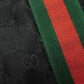 GUCCI Tote Bag 189669 GG canvas x calf leather (embossed) black Logo embossing GG canvas tote