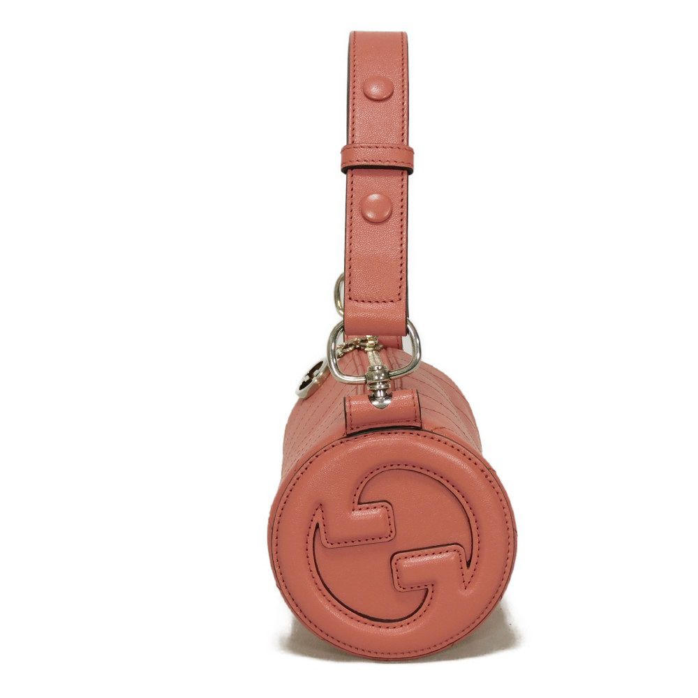 GUCCI Shoulder Bag 760170 AACPY 6701 Calf leather pink Interlocking G Blondie Mini Bag