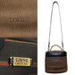 LOEWE Shoulder Bag Suede, Leather Brown Twist handle Velazquez Women Used Authentic