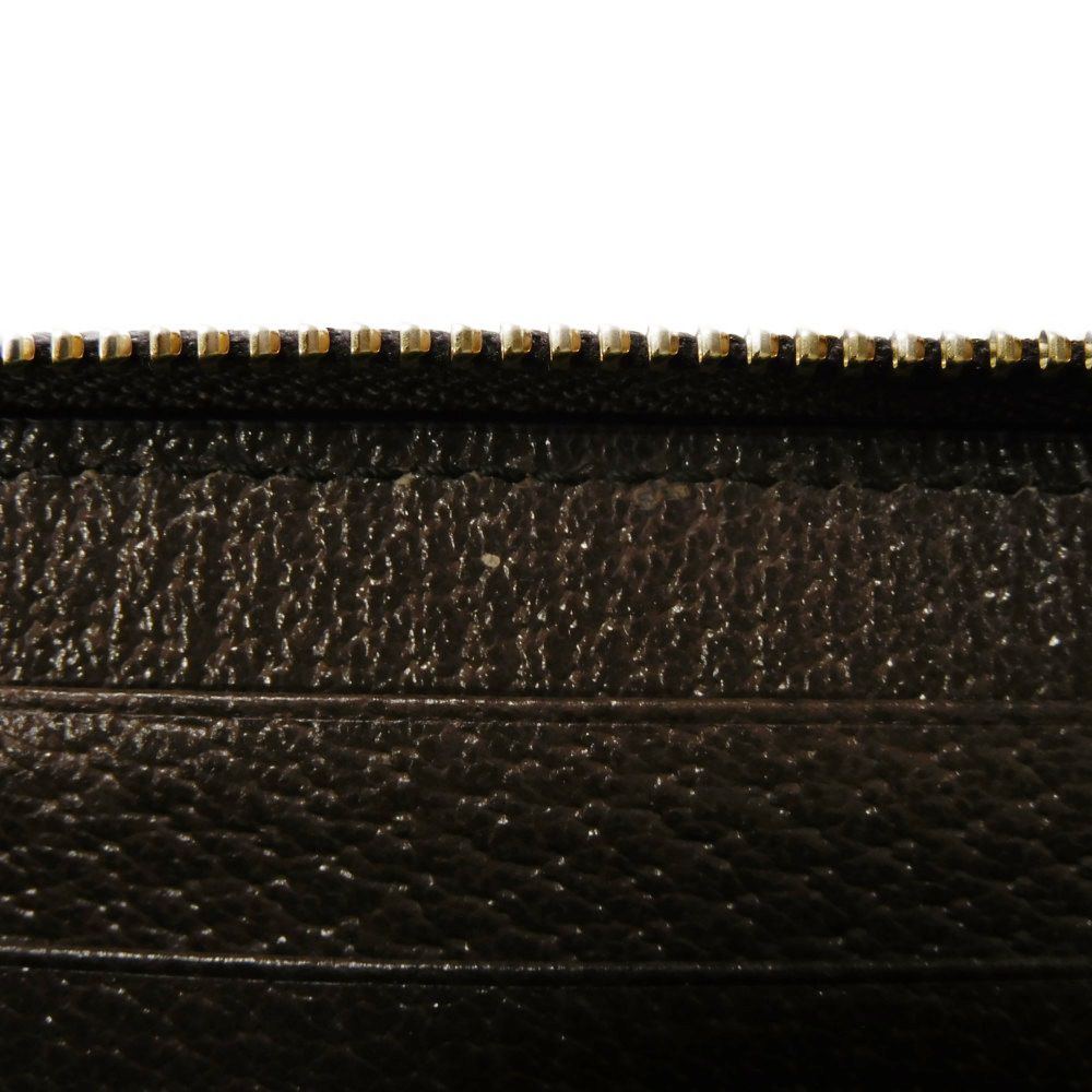 GUCCI Long Wallet Purse 701060 U2VAG 8679 GG Supreme canvas (polyurethane finish) x calf leather beige GG Supreme Bananya Zip Around Wallet