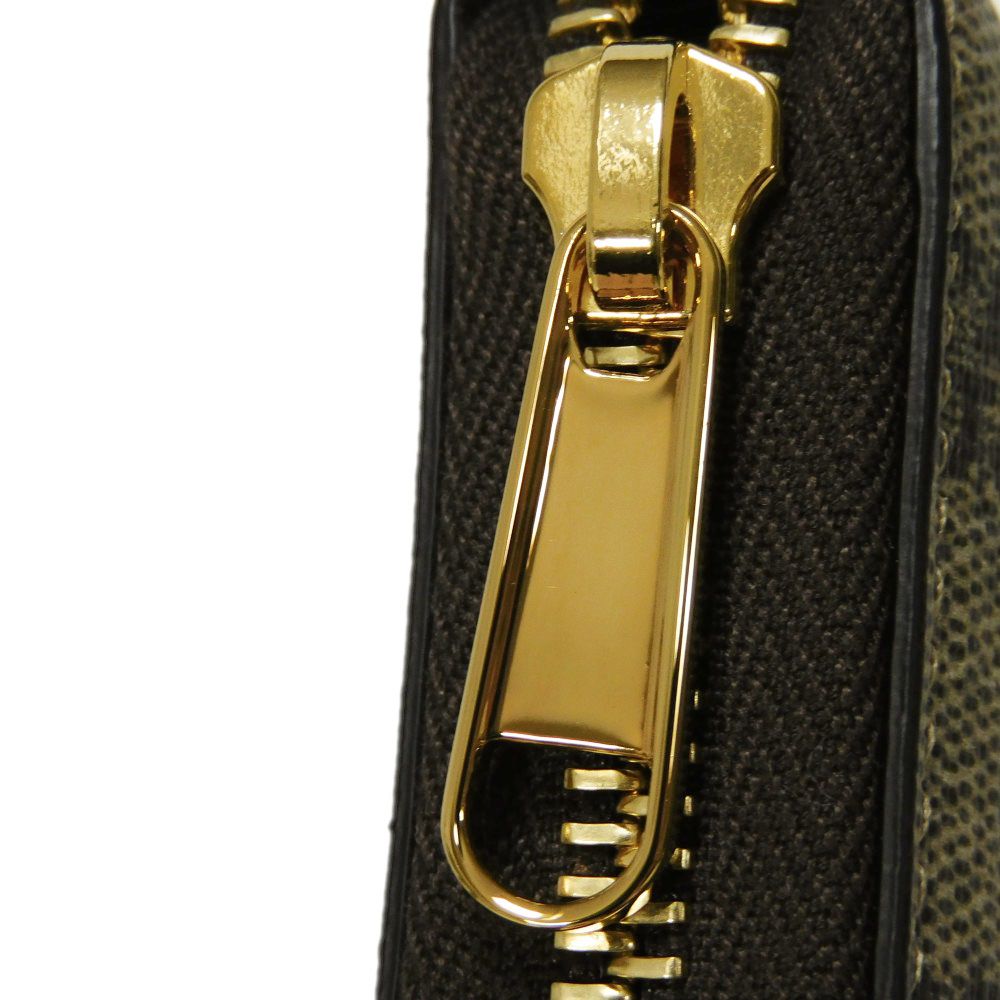 GUCCI Long Wallet Purse 701060 U2VAG 8679 GG Supreme canvas (polyurethane finish) x calf leather beige GG Supreme Bananya Zip Around Wallet