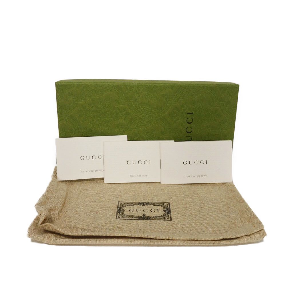 GUCCI Long Wallet Purse 701060 U2VAG 8679 GG Supreme canvas (polyurethane finish) x calf leather beige GG Supreme Bananya Zip Around Wallet