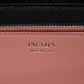 PRADA Long Wallet Purse Safiano leather (stamped) Nero logo Saffiano Robot Zip-Around Wallet