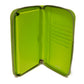 PRADA Long Wallet Purse 1ZH030 Safiano leather (stamped) Green / pink logo metal Saffiano Watermelon Smartphone Pouch